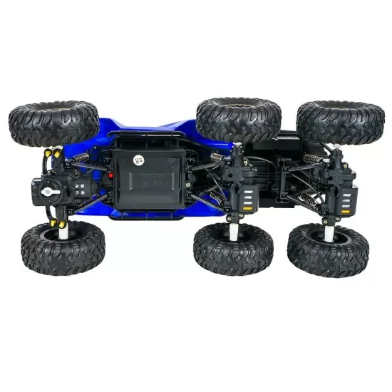 Jeep cu RC si 6 roti Drive Climbing, albastru Jeep cu RC si 6 roti Drive Climbing, albastru