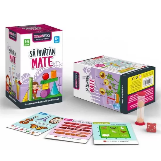 Joc educativ Memorace - Sa invatam matematica Joc educativ Memorace - Sa invatam matematica