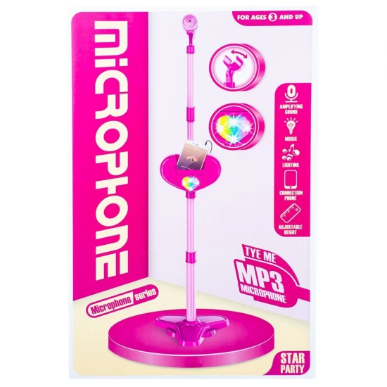 Microfon cu suport pentru fete Microfon cu suport pentru fete