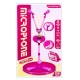 Microfon dublu cu suport pentru fete Microfon dublu cu suport pentru fete