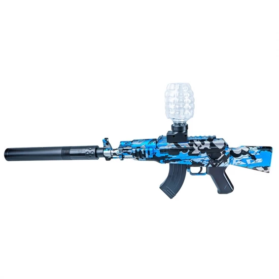 Jucarie mitraliera automata AK cu bile gel si accesorii Jucarie mitraliera automata AK cu bile gel si accesorii