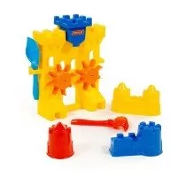 Set de joaca moara pentru nisip cu 5 accesorii