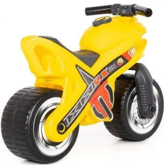 Motocicleta fara pedale MX-ON Polesie Galben Motocicleta fara pedale MX-ON Polesie Galben