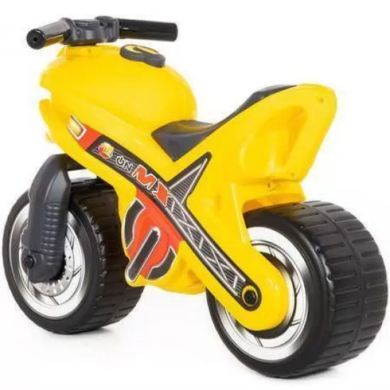 Motocicleta fara pedale MX-ON Polesie Galben Motocicleta fara pedale MX-ON Polesie Galben