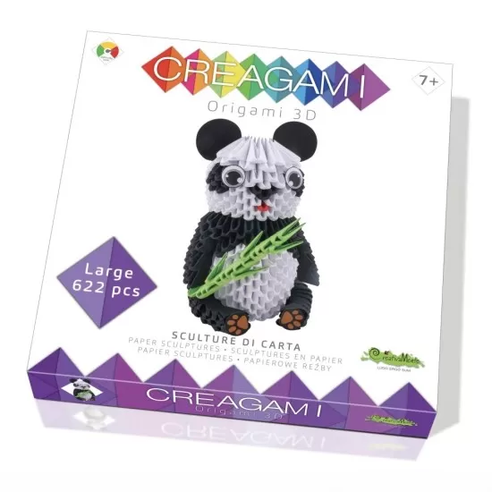 Origami 3D Creagami - Panda, 622 piese Origami 3D Creagami - Panda, 622 piese