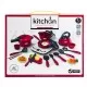 Set de joaca accesorii bucatarie cu plita electrica 22 piese Set de joaca accesorii bucatarie cu plita electrica 22 piese