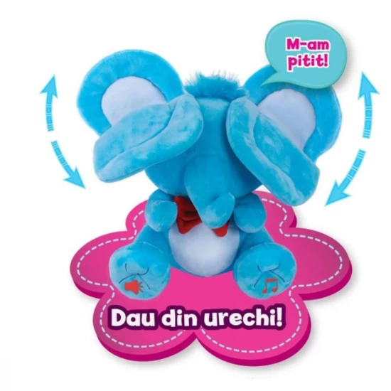 Jucarie interactiva Puffy Friends Functions - Tino Boo Elefantel Jucarie interactiva Puffy Friends Functions - Tino Boo Elefantel