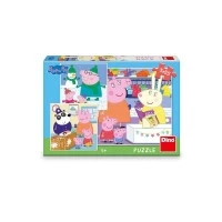 Puzzle Peppa Pig 3x55 piese Dino Toys