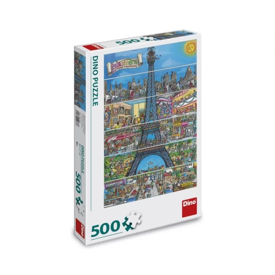 Puzzle Turnul Eiffel 500 piese Dino Toys Puzzle Turnul Eiffel 500 piese Dino Toys