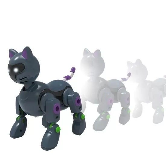 Jucarie interactiva robot pisica Robo-Cat Jucarie interactiva robot pisica Robo-Cat