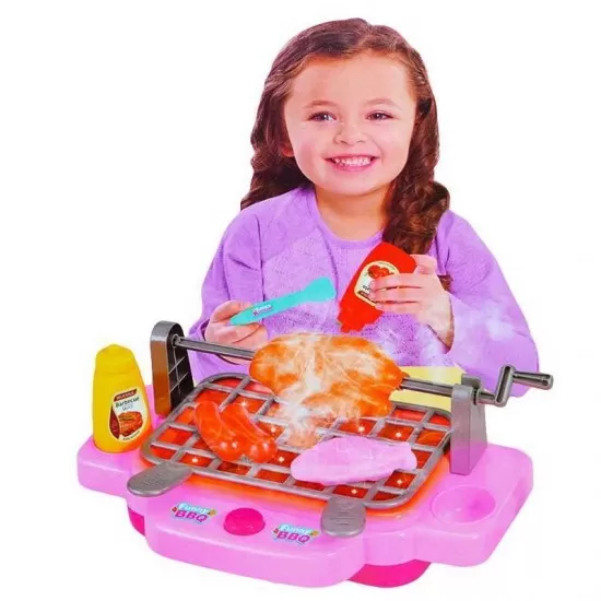Set de joaca barbeque cu lumina si sunet Set de joaca barbeque cu lumina si sunet