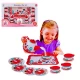 Set de joaca ceai din metal 15 piese Set de joaca ceai din metal 15 piese