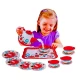 Set de joaca ceai din metal 15 piese Set de joaca ceai din metal 15 piese