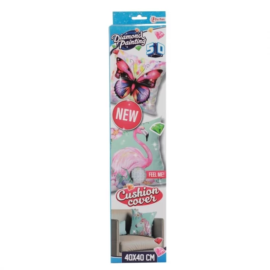 Set creatie cu diamante, fata de perna, 40x40 cm - Toi-Toys Set creatie cu diamante, fata de perna, 40x40 cm - Toi-Toys