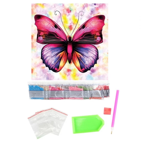 Set creatie cu diamante, fata de perna, 40x40 cm - Toi-Toys Set creatie cu diamante, fata de perna, 40x40 cm - Toi-Toys