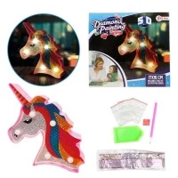 Set creatie cu diamante lampa unicorn Toi-Toys