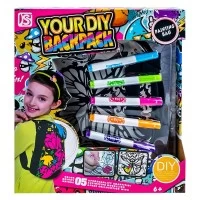 Set creativ rucsac de colorat cu carioci