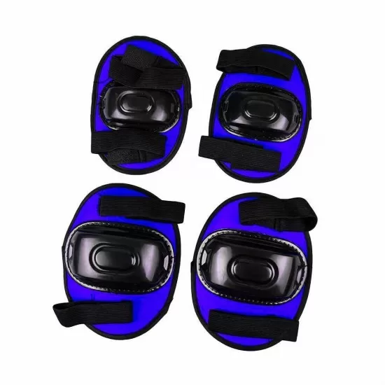 Set patine cu rotile, casca, cotiere si genunchiere marimea L (39-43) albastru Set patine cu rotile, casca, cotiere si genunchiere marimea L (39-43) albastru