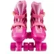 Set patine cu rotile, casca, cotiere si genunchiere marimea L (39-43) roz Set patine cu rotile, casca, cotiere si genunchiere marimea L (39-43) roz