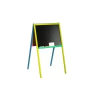 Tablita lemn 2 fete/ 90 cm cu suport color Tupiko