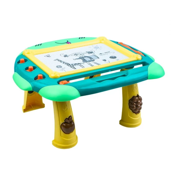Tablita magnetica cu suport si stampile verde Tablita magnetica cu suport si stampile verde