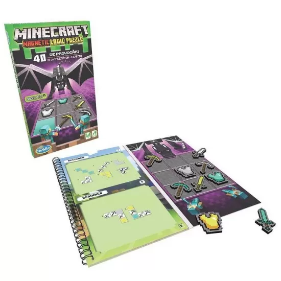 Joc de logica Thinkfun Minecraft Magnetic in limba romana Joc de logica Thinkfun Minecraft Magnetic in limba romana
