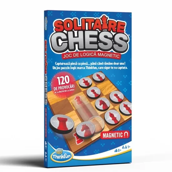 Joc de logica magnetic Thinkfun Solitare Chess Joc de logica magnetic Thinkfun Solitare Chess