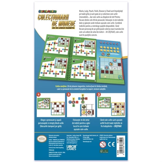 Joc logica Thinkfun Super Mario Coin Collector Joc logica Thinkfun Super Mario Coin Collector