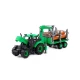 Tractor cu remorca lemne Progresso, 40x11.5x17 cm, Polesie Tractor cu remorca lemne Progresso, 40x11.5x17 cm, Polesie