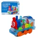 Locomotiva cu lumini, sunete si carcasa transparenta Locomotiva cu lumini, sunete si carcasa transparenta