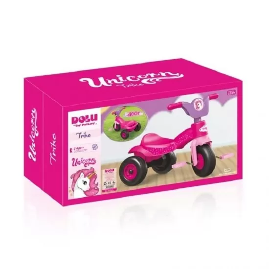 Tricicleta copii Unicorn Roz Dolu Tricicleta copii Unicorn Roz Dolu