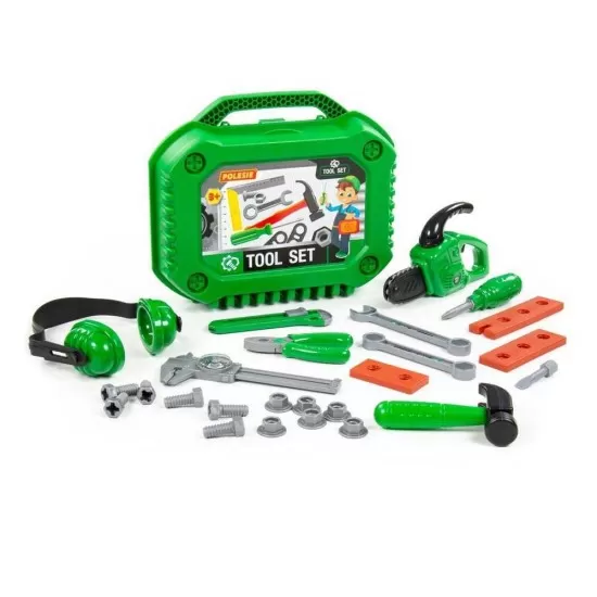 Set de joaca unelte in gentuta 26 piese Polesie Set de joaca unelte in gentuta 26 piese Polesie