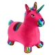 Unicorn din cauciuc, gonflabil, plusat, cu lumina si muzica