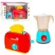Set de joaca electrocasnice - Blender cu prajitor de paine Set de joaca electrocasnice - Blender cu prajitor de paine