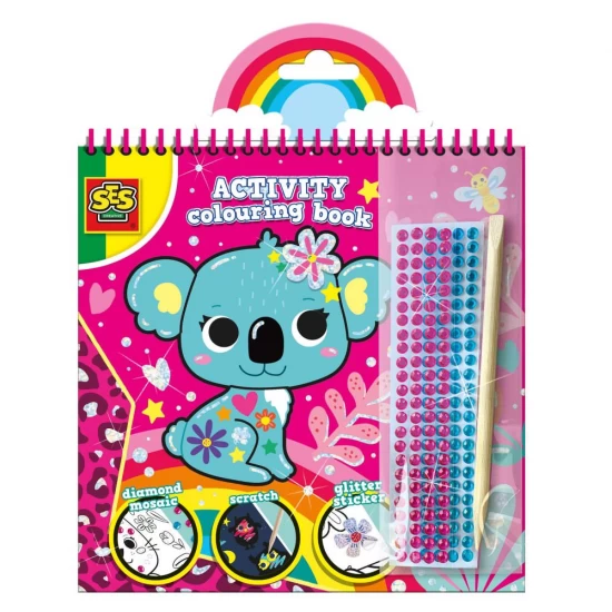 Carte cu activitati cu diamante 3 in 1 Carte cu activitati cu diamante 3 in 1