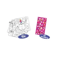 Carte de colorat Unicorn