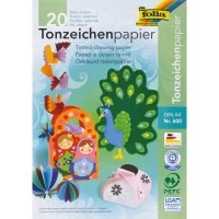 Carton colorat asortat 20 culori pentru activitati creative, A3, 29.7 x 42 cm, 130 g/m2