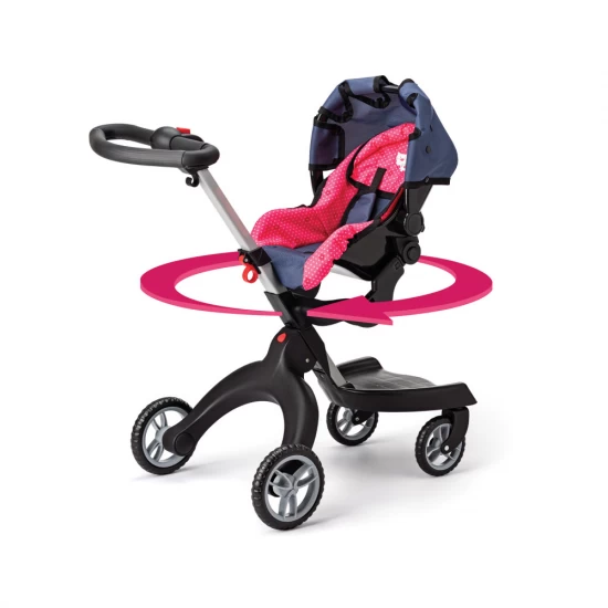 Carucior pentru papusi modern si scaun auto 2 in 1 Pisici Chichi Carucior pentru papusi modern si scaun auto 2 in 1 Pisici Chichi