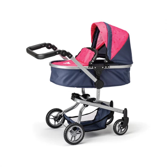 Carucior pentru papusi 2 in 1 multifunctional - Pisici Chichi Carucior pentru papusi 2 in 1 multifunctional - Pisici Chichi