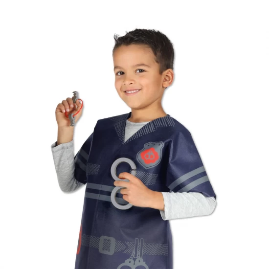 Costum de politist de jucarie cu accesorii pentru copii Costum de politist de jucarie cu accesorii pentru copii