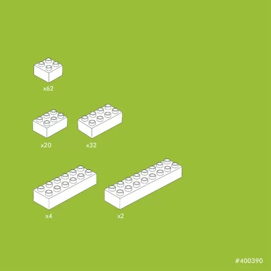 Cuburi colorate de construit Hubelino tip lego (120 piese)