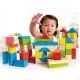 Cuburi din lemn de construit colorate 50 piese Hape Cuburi din lemn de construit colorate 50 piese Hape