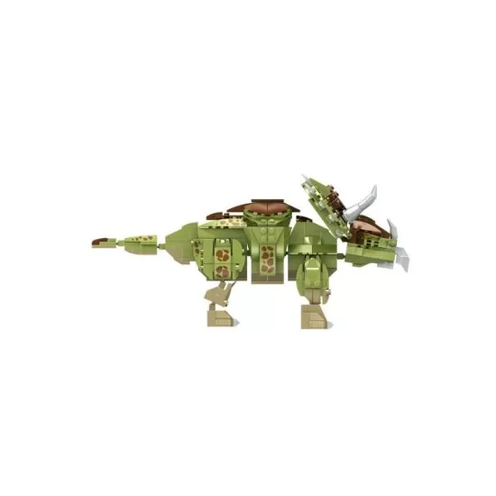 Set constructie Dinzoaur Triceraptos 450 piese Set constructie Dinzoaur Triceraptos 450 piese