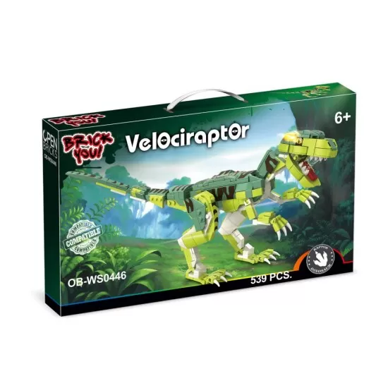 Set constructie Dinzoaur Velociraptor 539 piese Set constructie Dinzoaur Velociraptor 539 piese