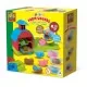 Ferma de jucarie cu sunete, forme de animale si plastilina