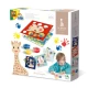 Set acuarele pentru degete cu planse Girafa Sophie