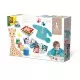 Set acuarele pentru degetele cu planse si sort Girafa Sophie Set acuarele pentru degetele cu planse si sort Girafa Sophie