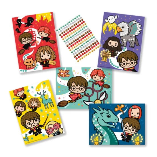 Set creativ 4 tablouri cu diamante Harry Potter