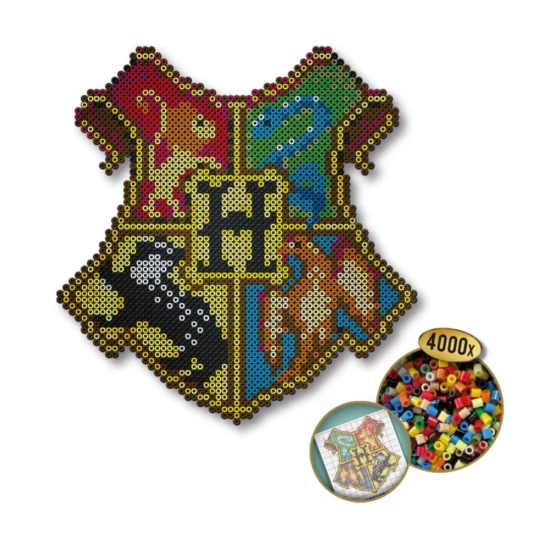 Set creativ margele de calcat Beedz Harry Potter - Stema Hogwarts