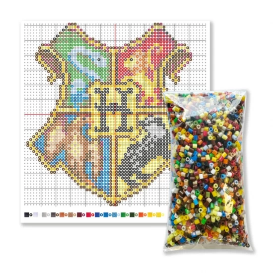 Set creativ margele de calcat Beedz Harry Potter - Stema Hogwarts